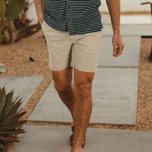 The Normal Brand - James Canvas short in dune - Large